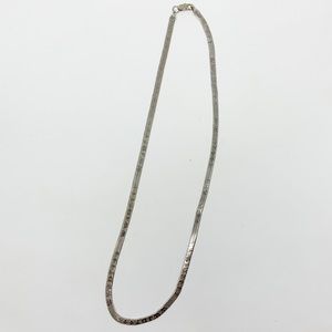 Vintage | “WWJD” Liquid Silver-tone Unisex Necklace